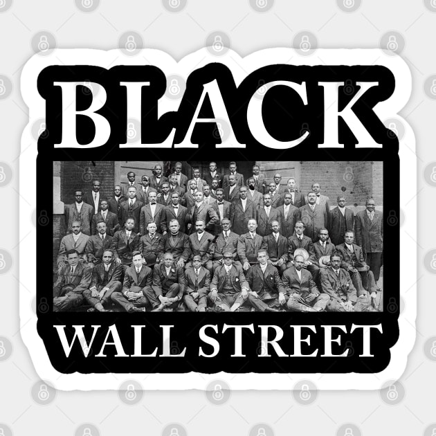 Black Wall Street, Black History Sticker by UrbanLifeApparel